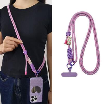 Universal Braided Phone Lanyard Strap Anti-lost Lanyard Strap For Phone G5Q F1F1