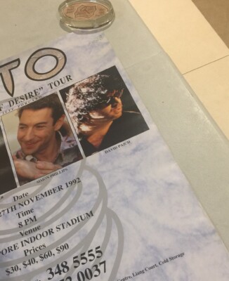 1992 Rock Band - TOTO Concert in Singapore poster | eBay