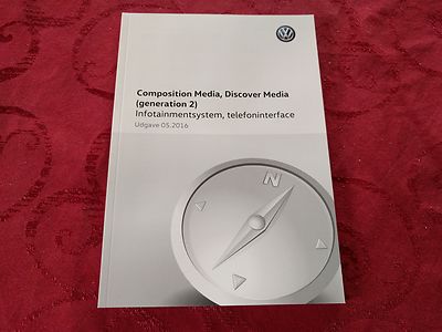 VW Anleitung Composition Media, Discover Media / Ausgabe 05.2016   dänisch 