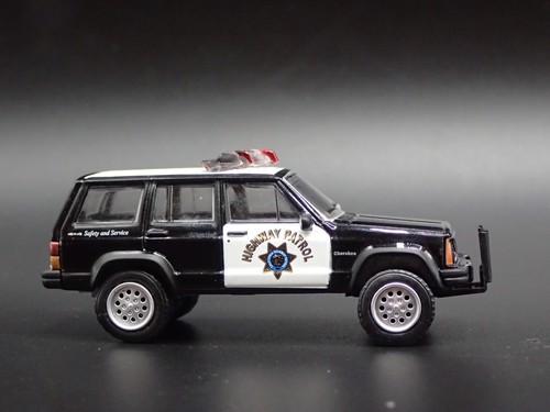 JEEP CHEROKEE XJ SPORT 4 DOOR CALIFORINA CHP POLICE 1:64 SCALE DIECAST MODEL CAR - Picture 2 of 7