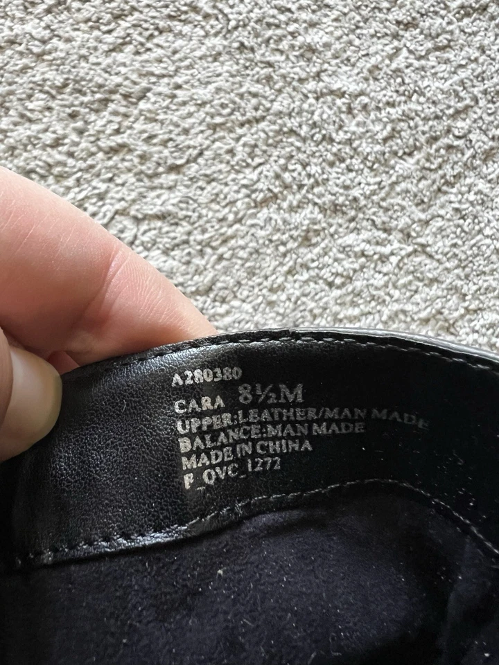 全新 H by Halston 尺码 8.5 皮革 Cara 坡跟踝靴 侧拉链 — 第 3/4 张图片