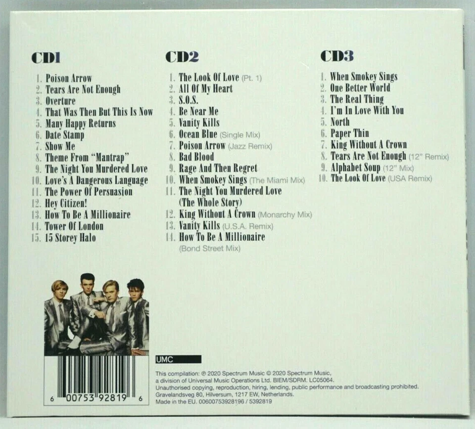 ABC : ESSENTIAL - (3CD Album) - Greatest Hits + Remixes Compilation - 39 Tracks - Image 2 of 4
