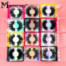 Messy 5D 3D 22-25MM Mink Lashes Extension Wholesale Dramatic Handmade USA