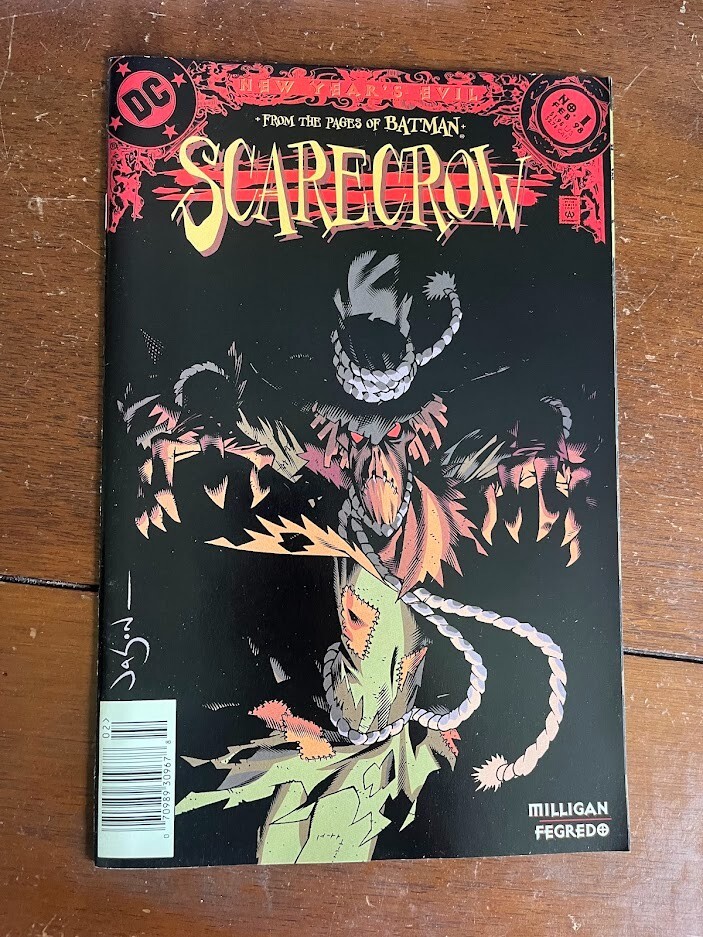 Scarecrow #1 DC Comics 1998 Newsstand Edition New Years Evil Fine Condition