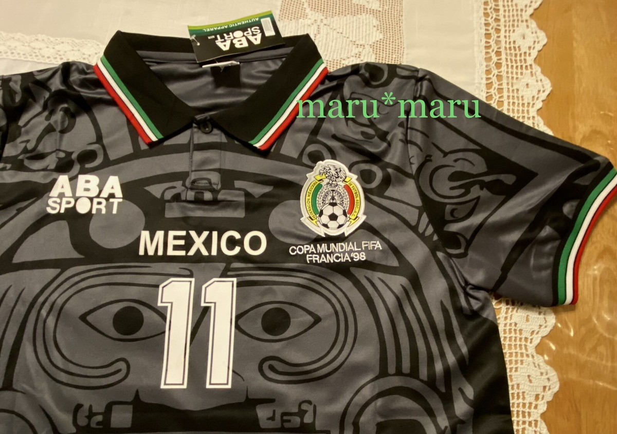 【正規品・新品】ABA SPORT 98 メキシコ代表　サイズXL 1997/98 メキシコ代表 サッカーユニフォーム メキシコ製 - メルカリ