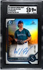 2022 Bowman Draft Chrome Draft Pick Autographs #CDAWFD Walter Ford SGC 9 (96)