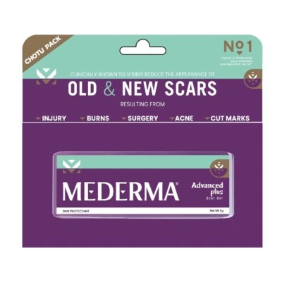 MEDERMA ADVANCED PLUS ACNE SCAR SPOTS REMOVAL GEL CREAM 5g FOR SCARS & MARKS