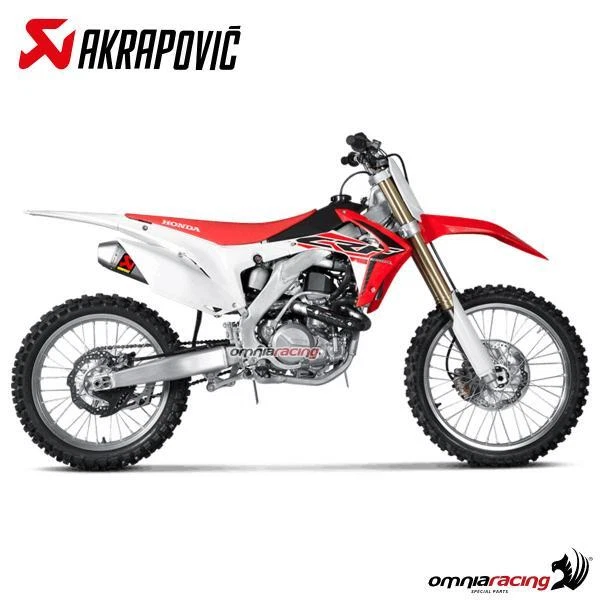 Escape completo Akrapovic Evolution titanio racing Honda CRF450R 2015-2016 - Imagen 2 de 4