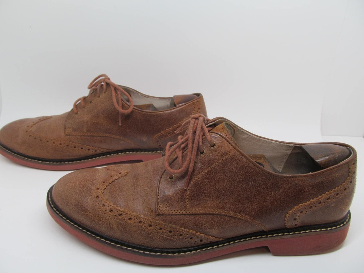 Cole Haan Nikeair Mens Brown Distressed Leather Brogue Wingtip Derbys   US 10 M Cole Haan NikeAir Mens Shoes Brown Sz 8 M Wingtip Oxford  main image 2
