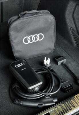 Audi E-Tron Portable Charging Kit -EV Universal Rapid Charger, Carry Case