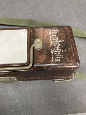 Téléphone de campagne vintage tchèque TP25, décoration militaire - France