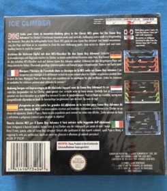 Nes classics  Ice Climber Nintendo Game Boy Advance . Neuf Sous Blister .