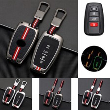 Zinc Alloy Silicone Car Key Case Cover For Toyota Camry Chr Prius Corolla Rav4