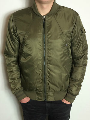 LRG Cobra Kind Bomber Jacke Gr. M NEU olive / college zx fieg