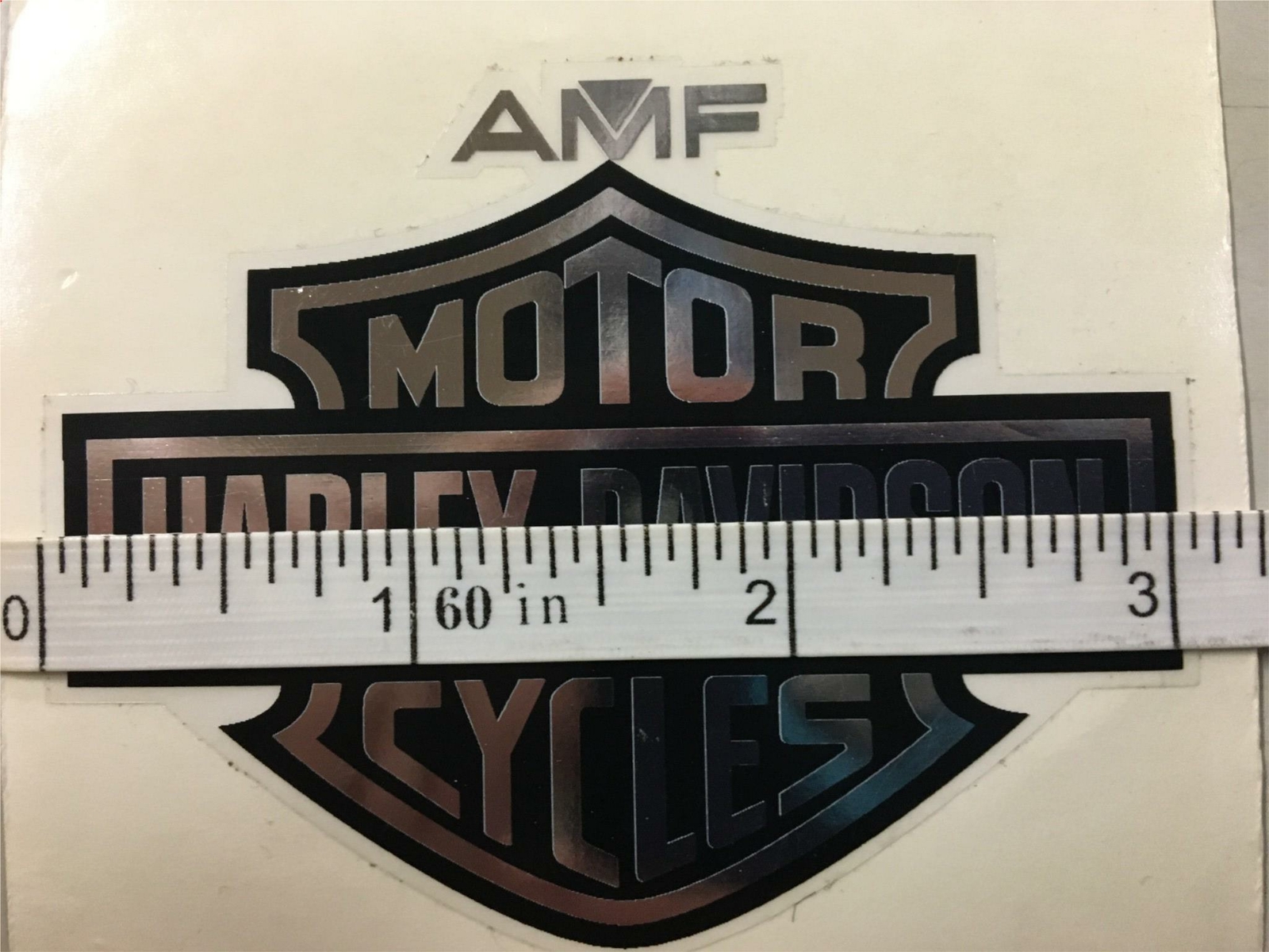 AMF GAS TANK DECALS STICKERS HARLEY FX LOW RIDER SPORTSTER BAR SHIELD