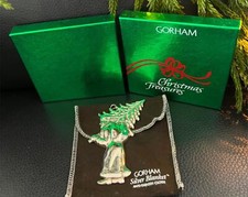 NWT NEW 1977 Sterling Silver Gorham Christmas Treasures St. Nicholas Ornament