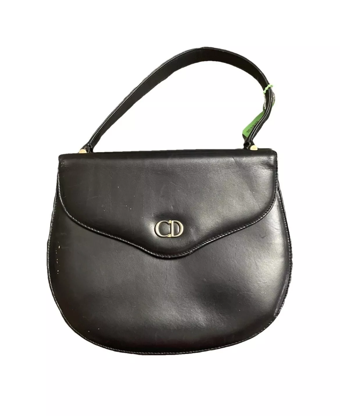 sac à main chrétien dior sac à main cuir noir vintage
