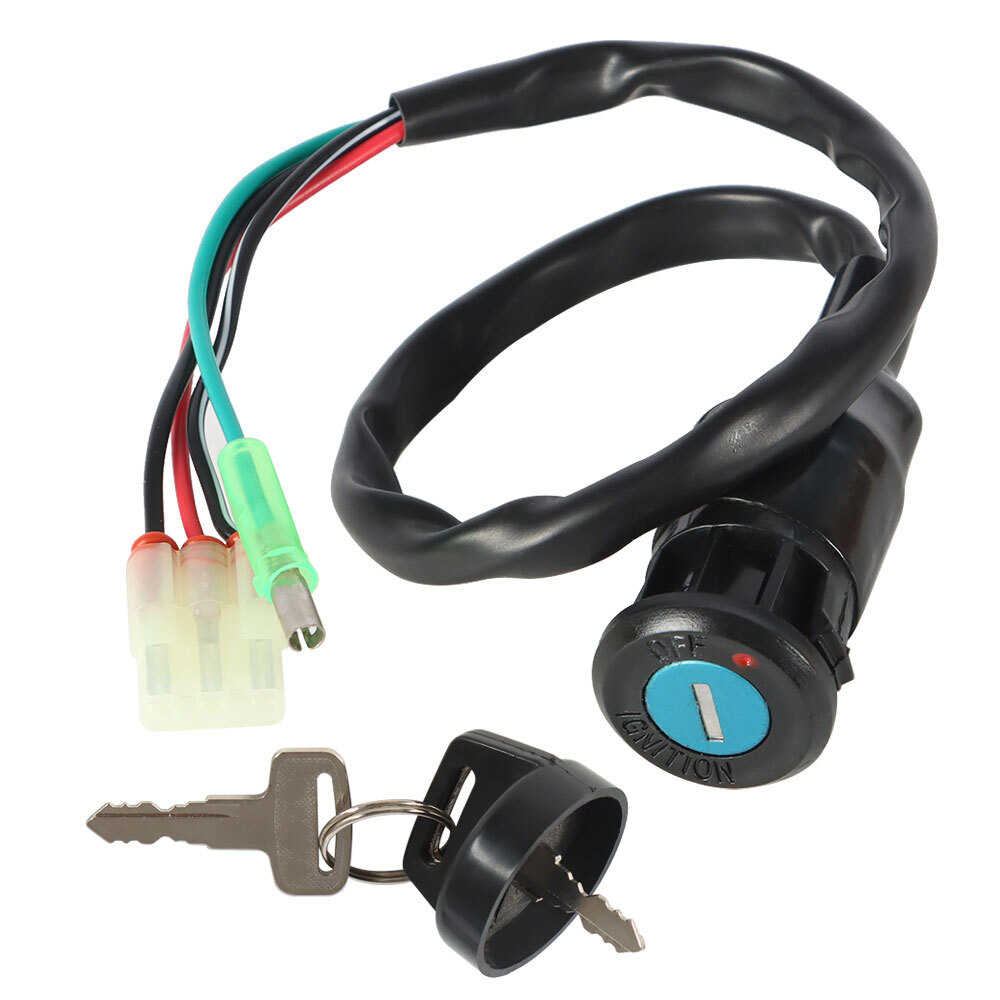 Ignition Key Switch For Honda ATV – Fits TRX400EX, TRX250TE, Recon (1999-2004) – Replaces 35100-HM8-000