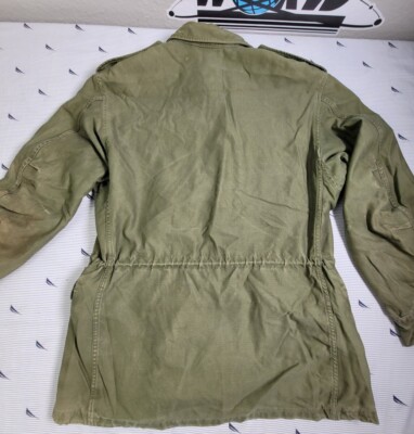 Vintage 60s U.S. Army M-51 OG-107 Field Jacket Wind Resistant
