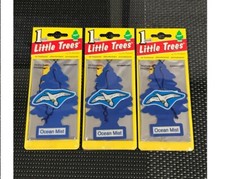 3pcs Little Trees Car Hanging Air Freshener Discontinued Scent Ocean MIST