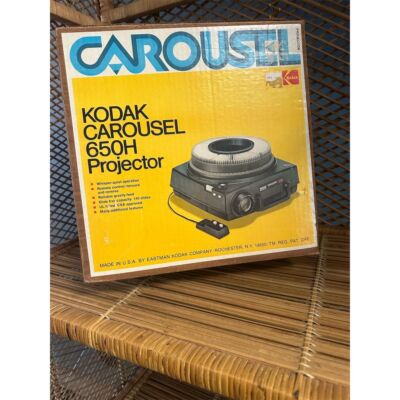 Kodak Carousel 650H Slide Projector Vintage Photography Equipment