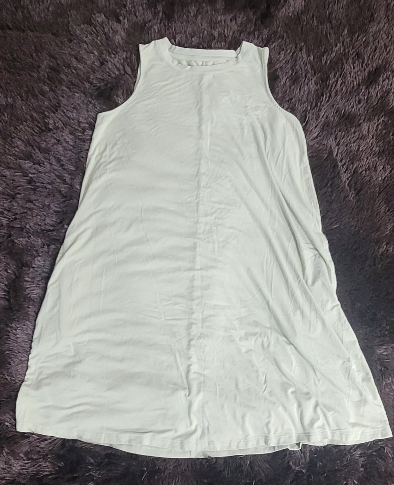 Time And Tru Medium Sleeveless Light Green Dress With Pockets