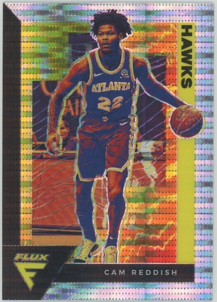 2020-21 Panini Flux Cam Reddish Pulsar Prizm Atlanta Hawks #6