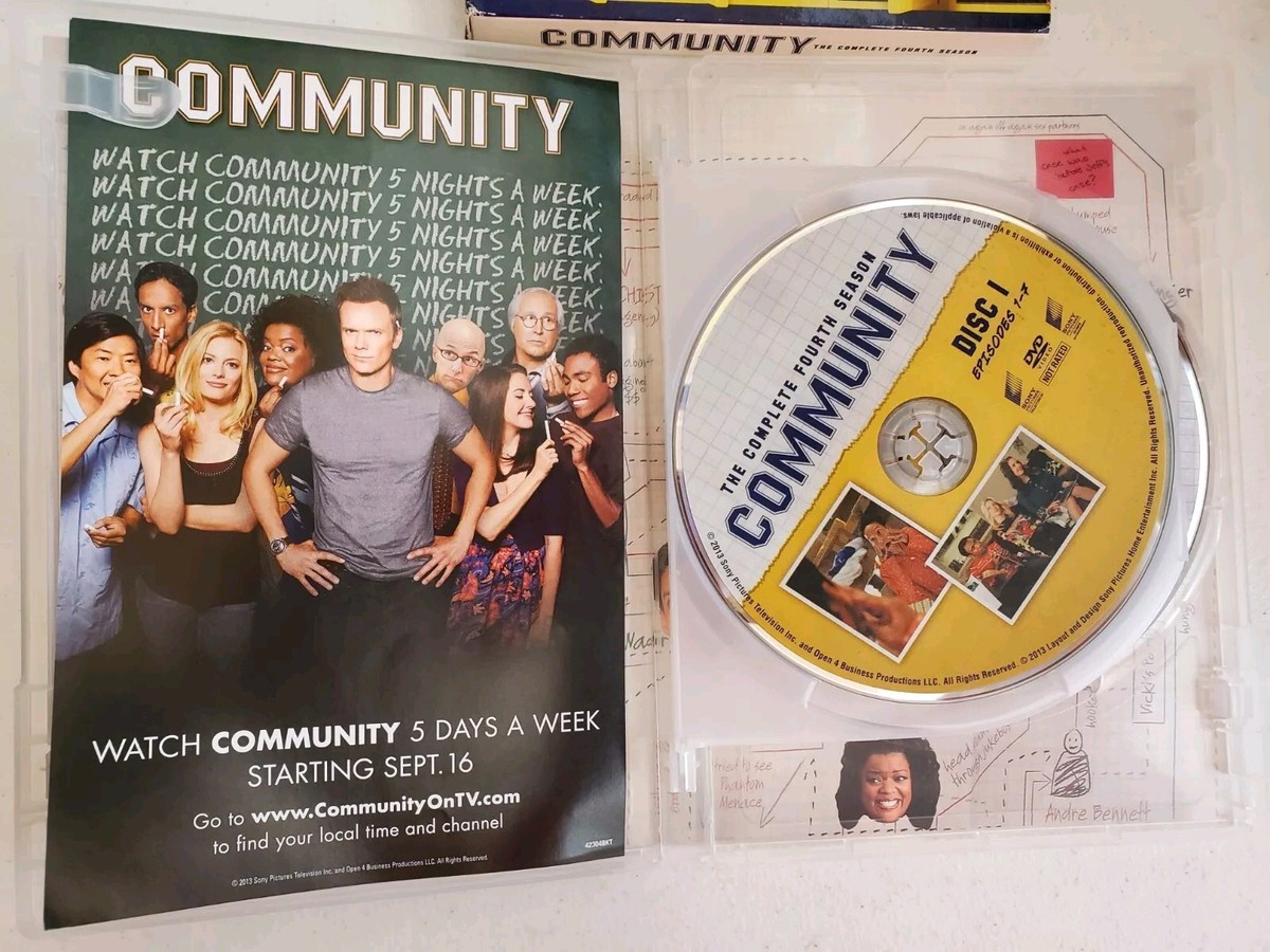 Community: The Complete Fourth Season 4 (DVD, 2013, 2-Disc Set