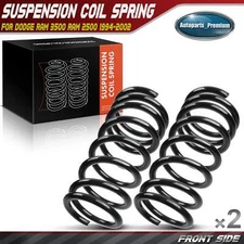 2x Front Coil Springs Set for Dodge Ram 3500 Ram 2500 1994-2002 5.9L 4WD 2-Door