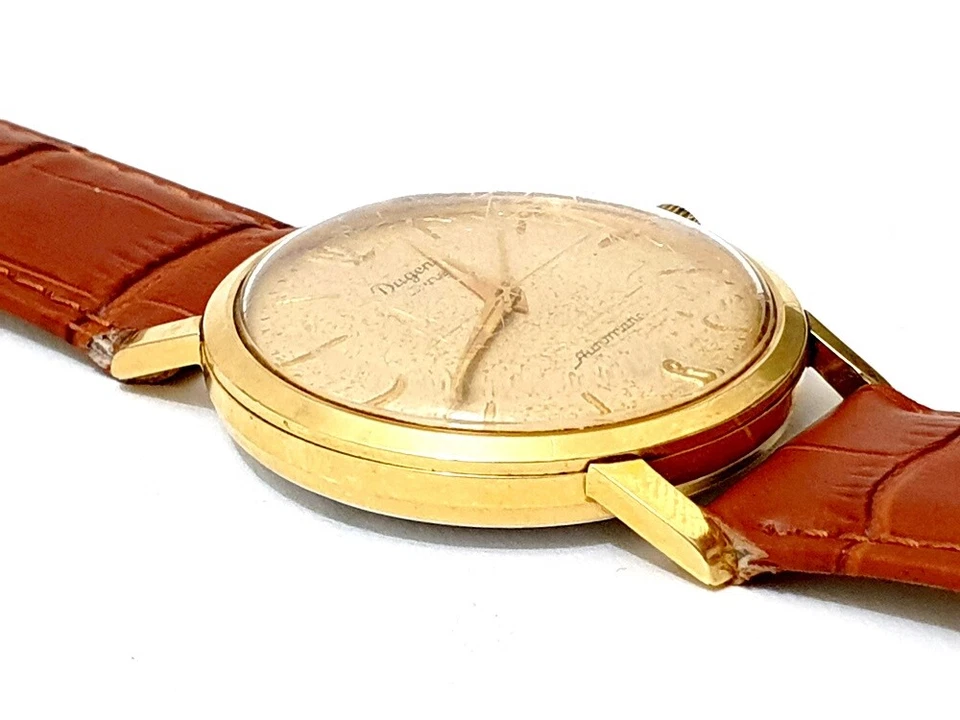 Dugena Super Cal. Buren 1000 Automatic Herren Armbanduhr Plaque G 20 um 1962 - Bild 3 von 4