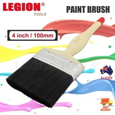 4 inch Flat Paint Brush for Walls Interior & Exterior House Painting Dust Brush