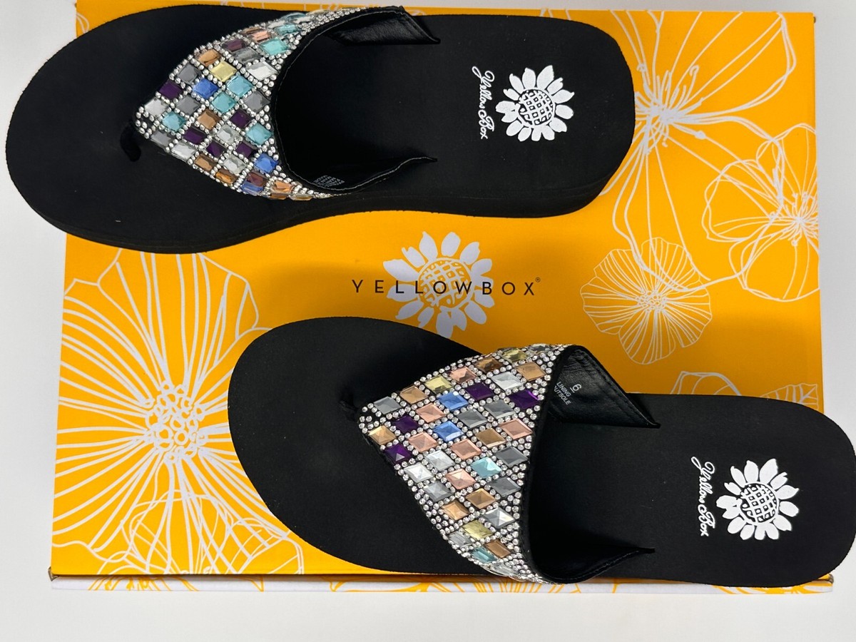 YELLOW BOX STYLE PADMELL FLIP FLOP SHOES | eBay