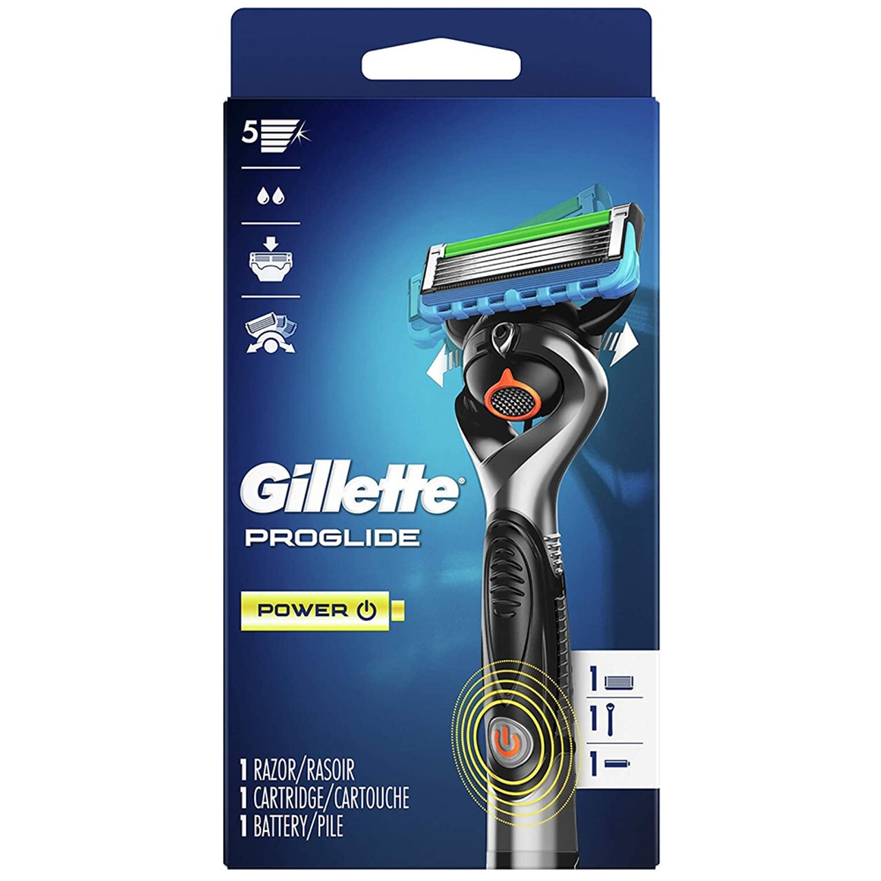 Gillette Fusion ProGlide Powered Men&rsquo;s Razor with Flex Bal
