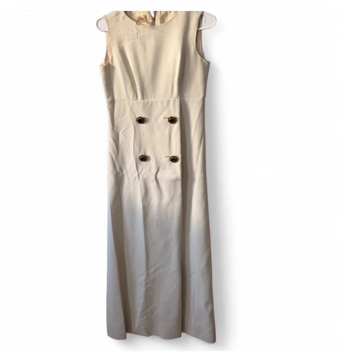 Jupe mi-longue cuir jaune moutarde Saks Fifth Avenue années 80 taille
