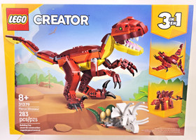 Lot of 3  &bull;  LEGO Creator: Dinosaurs and Spider.  31159, 31379, & 31058  NEW!!!