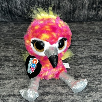 Zuru Coco Surprise Plush Neon Fliss Flamingo Bird Stuffed Animal 6 