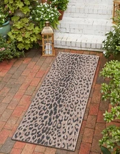 Outdoor Safari Collection Area Rug - Samburu (2' x 7' 10" Runner, Natural/ Li...