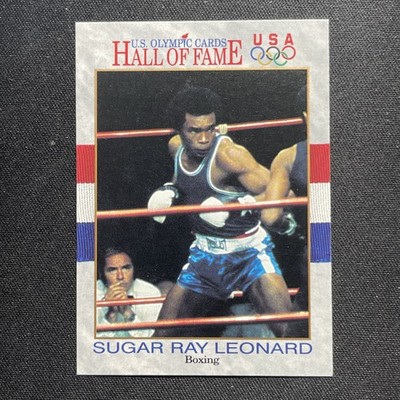 Sugar Ray Leonard 1991 Impel US Olympic Hall Of Fame #29 Baseball Card NM
