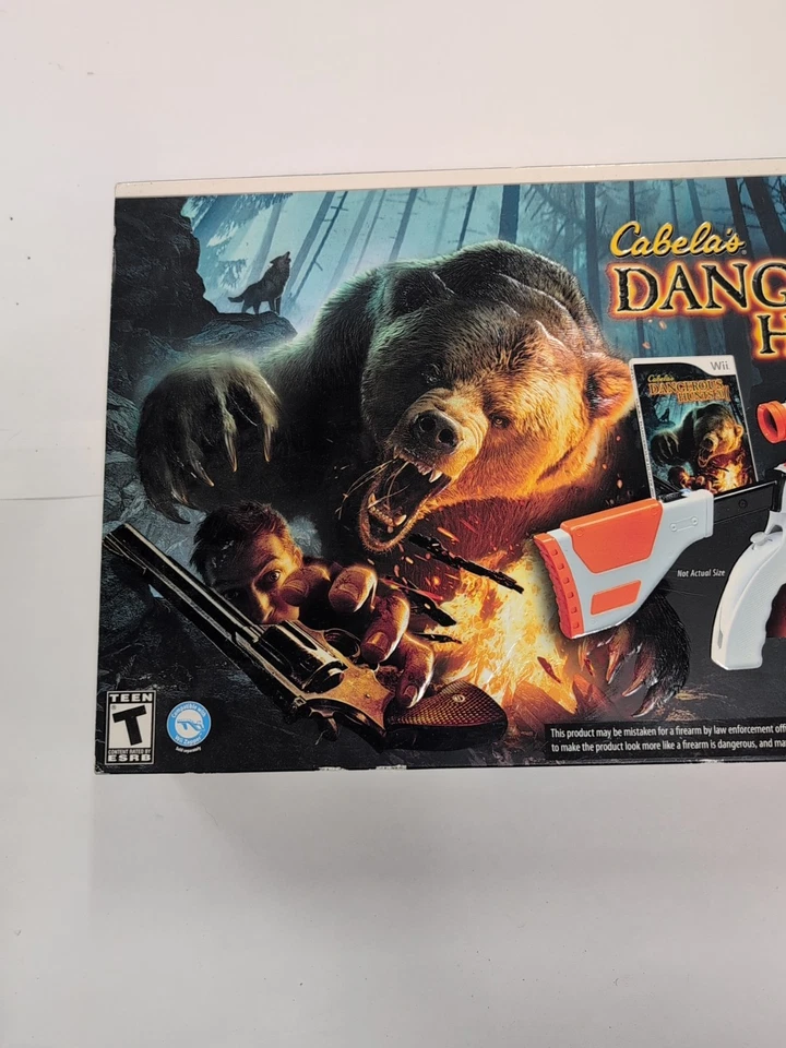 Wii Cabelas Dangerous Hunts 2011 Top Shot Elite New In Box - Image 2 of 4