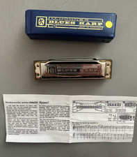 HOHNER BLUES HARP,  10 Löcher, D-Dur, neuwer...
