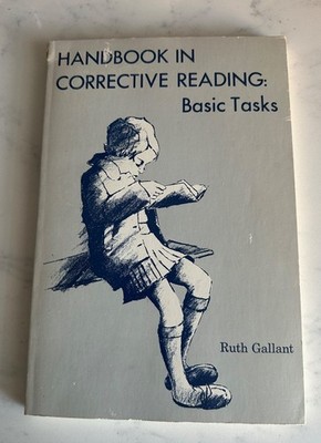 UNUSED 1970  Handbook in Corrective Reading ~ Basic Tasks ~ Gallant ~ 9378