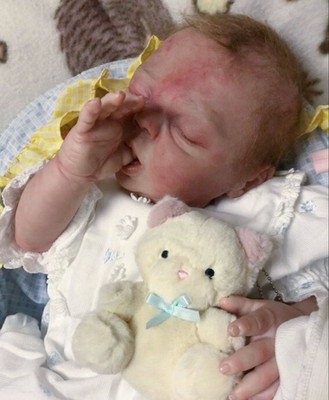 Reborn Doll Sofie by Bountiful Baby Thumb Sucking Baby 52cm 20.5 in 7 lbs Me