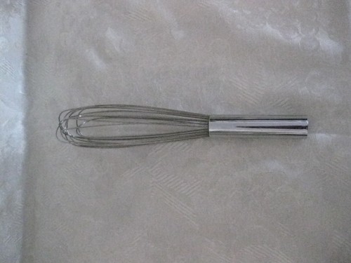 Batidor de huevos con mango de acero inoxidable mezclador de cocina globo alambre batidor de huevos 10" - Imagen 2 de 3