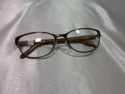 Dea Women Tortoiseshell Eyeglass Frames 55-18-140 Brown Metal Temples