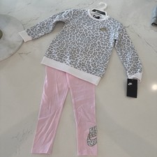 Nike Kids Sweatshirt And Leggings Set Size 6 In Both New With Tags