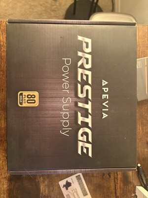 Apevia Prestige Series 800 W Modular ATX Power Supply 80 Plus Gold, 24 Pin