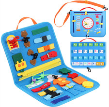 Montessori Busy Board for Toddlers Educational Learning Activity Toy for Kids