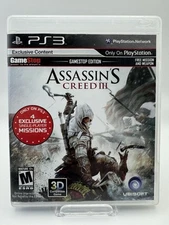 Assassin's Creed III GameStop Edition Sony PlayStation 3 PS3 Game Tested & CIB