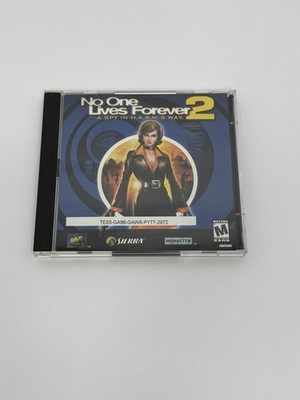 No One Lives Forever 2 A Spy in HARMS Way 2002 PC Game Monolith Windows Complete
