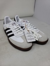 Adidas Unisex Samba Zapatos de Fútbol Interior Blanco Negro Rojo Vivo Talla 6 Hombres 7 Mujeres